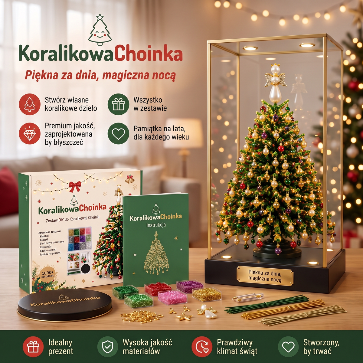 Koralikowa Choinka